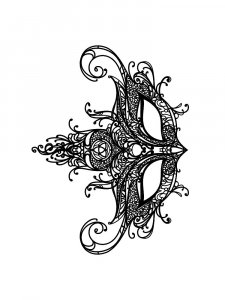 Трафарет Маски 27