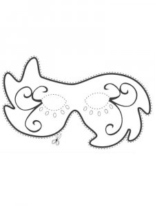 Трафарет Маски 28