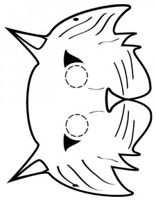 Трафарет Маски 29