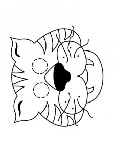 Трафарет Маски 30