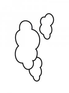 Трафарет Облака 10