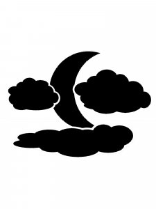 Трафарет Облака 19