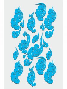 Трафарет Облака 3