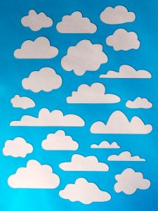 Трафарет Облака 4