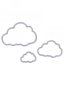 Трафарет Облака 9