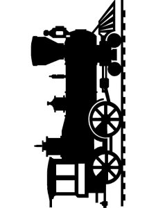 Трафарет Паровозика 15