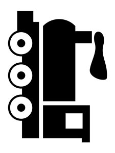 Трафарет Паровозика 7