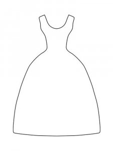 Трафарет Платья 1