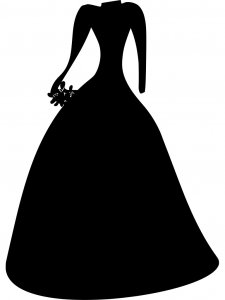 Трафарет Платья 10