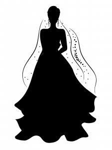 Трафарет Платья 18