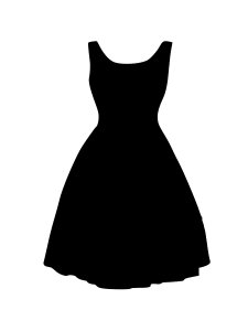 Трафарет Платья 22