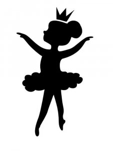 Трафарет Принцессы 11