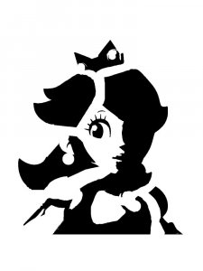 Трафарет Принцессы 12