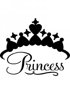 Трафарет Принцессы 13