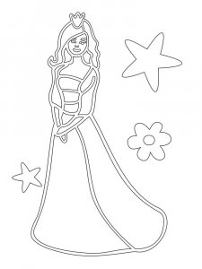 Трафарет Принцессы 2