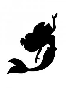 Трафарет Русалки 1