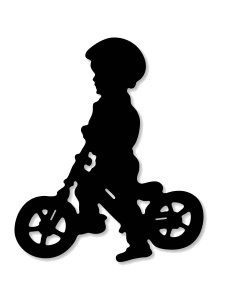 Трафарет Велосипеда 11