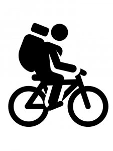 Трафарет Велосипеда 17