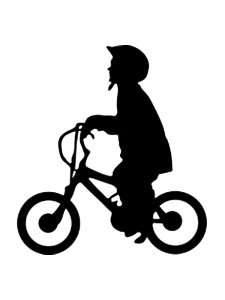 Трафарет Велосипеда 18