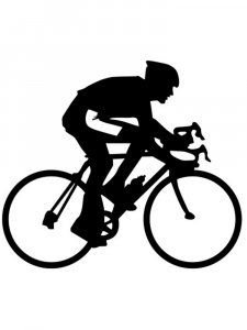 Трафарет Велосипеда 19