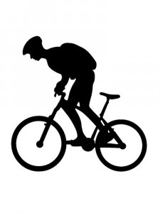 Трафарет Велосипеда 20