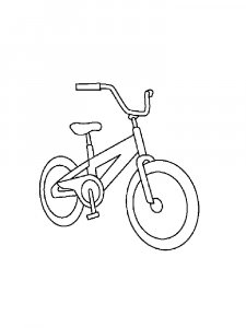 Трафарет Велосипеда 7