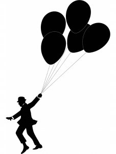 Трафарет Воздушного шарика 15