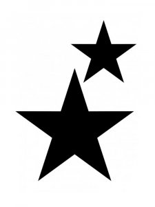 Трафарет Звезды 1