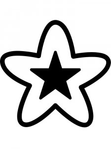 Трафарет Звезды 10
