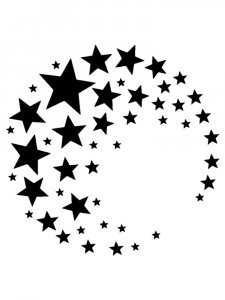 Трафарет Звезды 14