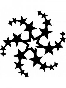 Трафарет Звезды 2