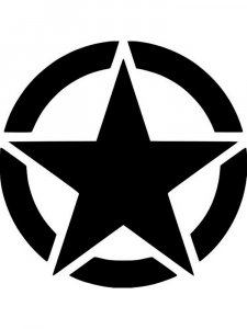 Трафарет Звезды 3