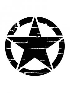 Трафарет Звезды 4