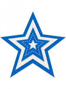 Трафарет Звезды 5