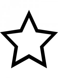 Трафарет Звезды 8