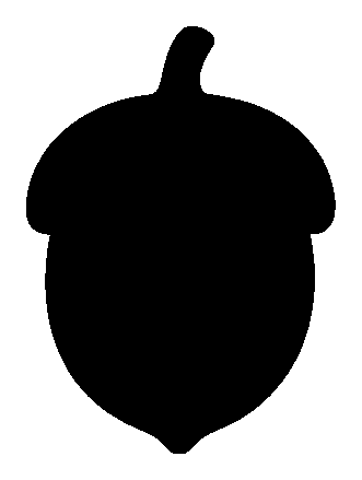 Acorn stencil