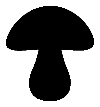 Mushroom stencil