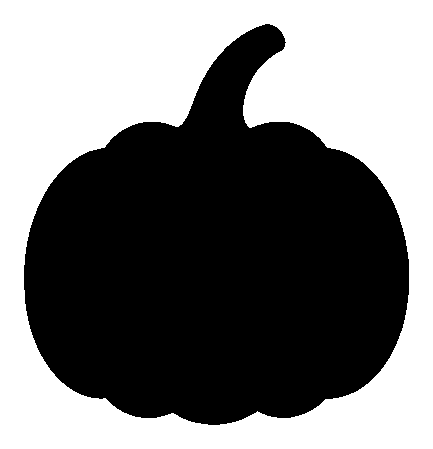 Pumpkin stencil
