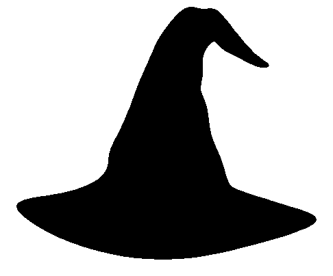 Witch hat stencil