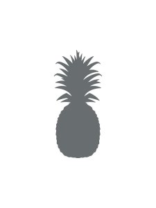 Трафарет Ананас 5