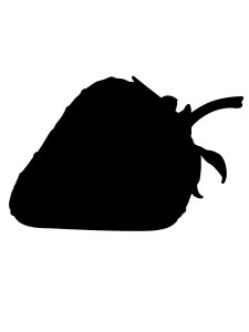 Трафарет Клубники 11