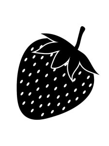 Трафарет Клубники 15