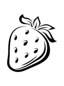 Трафарет Клубники 5