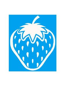 Трафарет Клубники 8