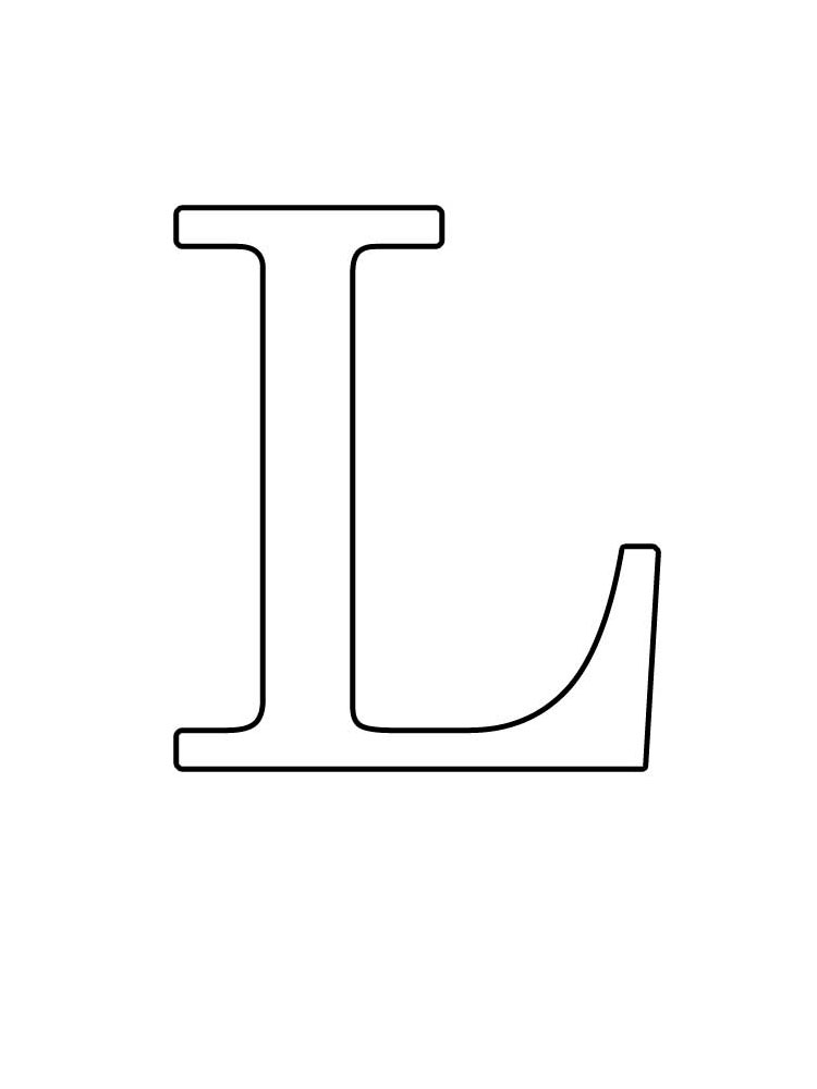 Fancy Letter Free Printable Alphabet Stencils Template - Printable  Templates Free