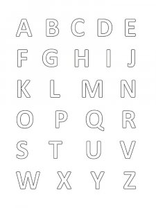 Alphabet Stencils 3