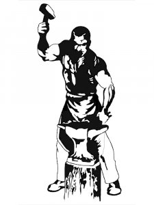 Blacksmith Stencil 2
