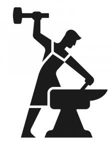 Blacksmith Stencil 7