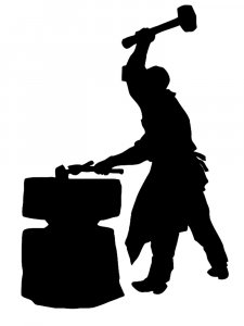 Blacksmith Stencil 9