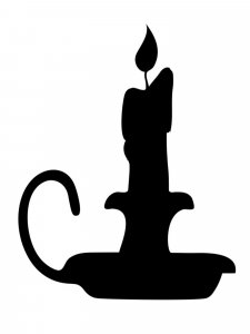 Candle Stencil 1